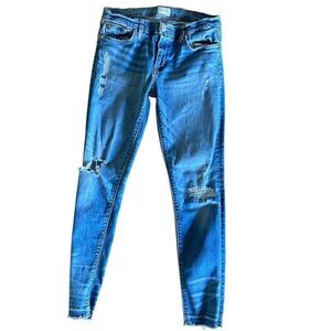 Hudson Krista Ankle Skinny Jeans Released Hem Size 27